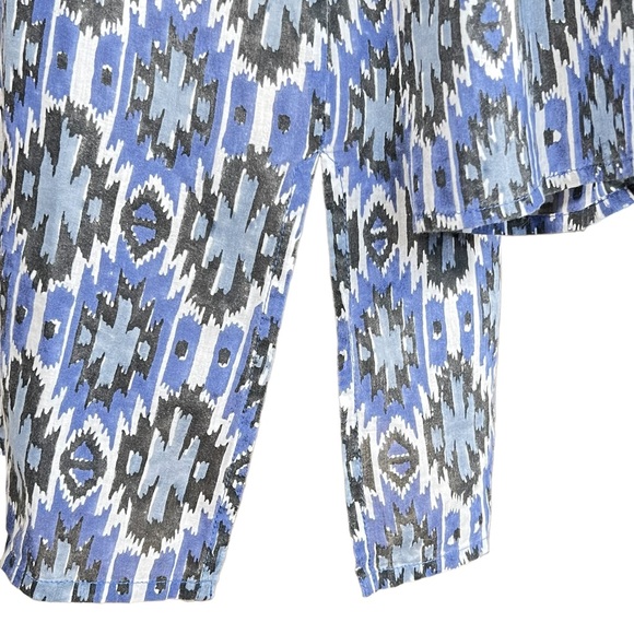 Roberta Roller Rabbit Ikat Tunic With Embroidery & Beaded Accents XS To … - Picture 6 of 11